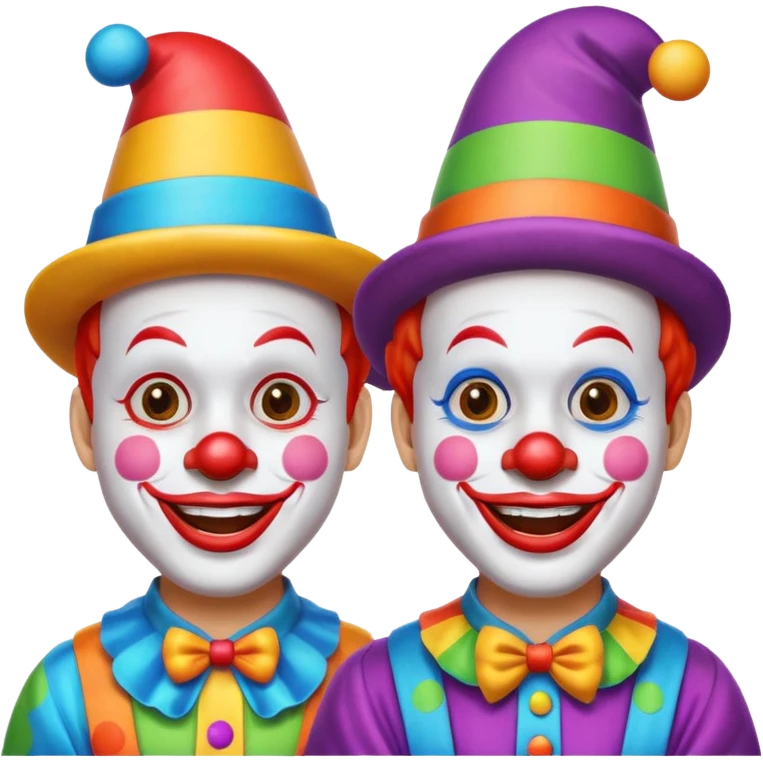 two clown guys emoji