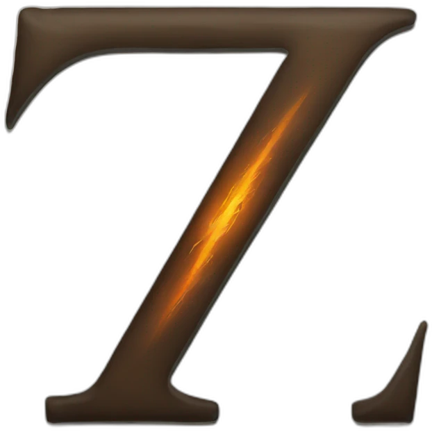 Letter Z with apocalypse theme emoji