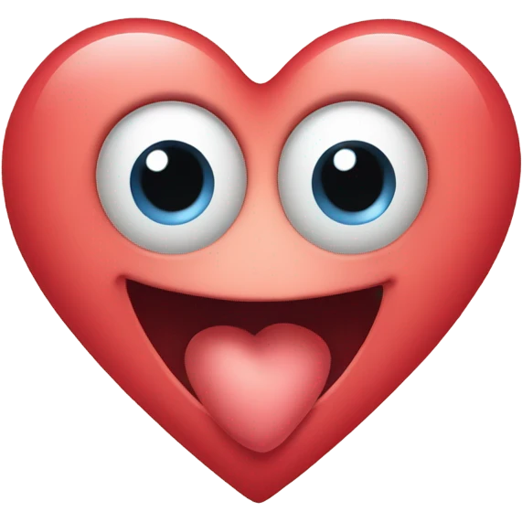 Heart with eyes emoji