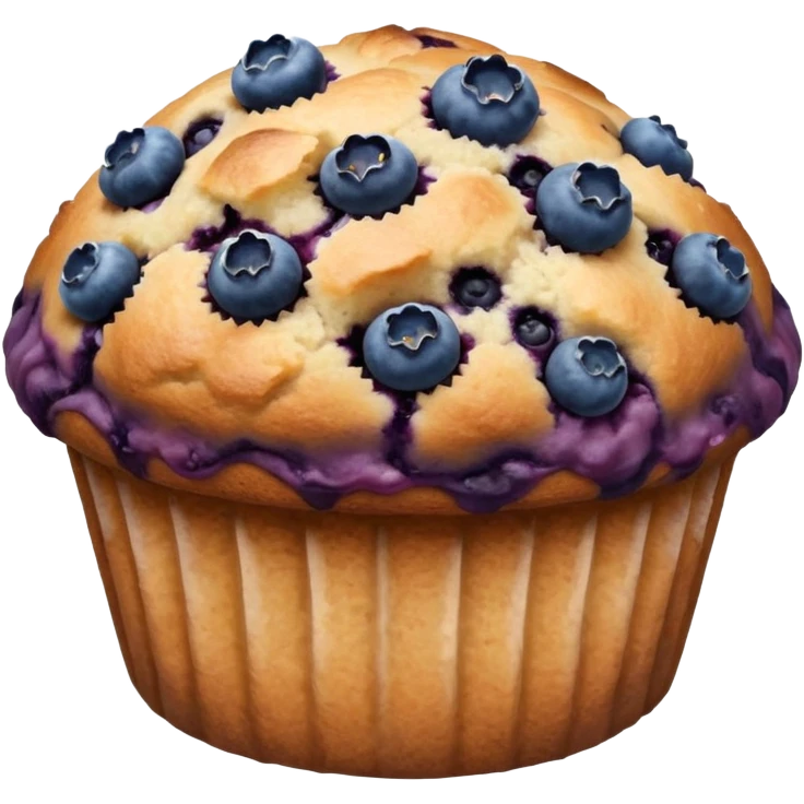 Blueberry muffin  emoji