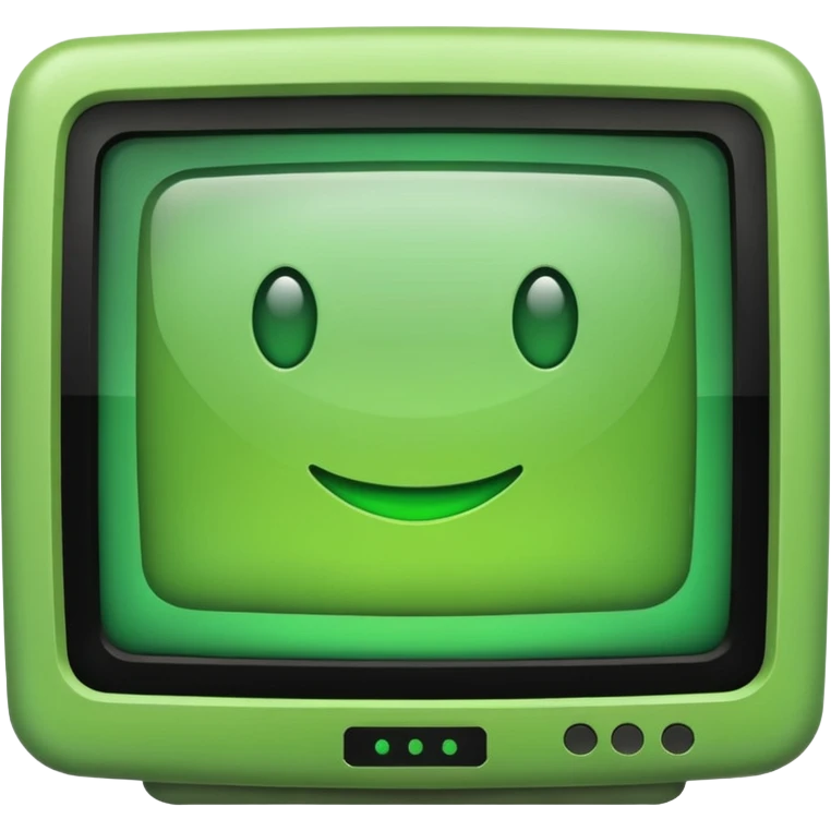 green monitor emoji