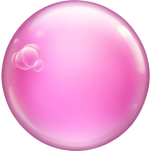 pink soap bubbles emoji