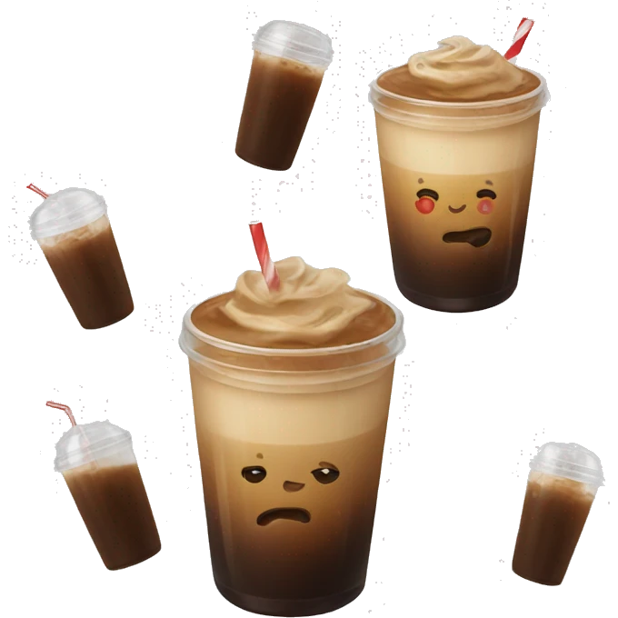 Ice coffee  emoji