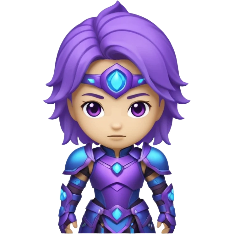i want to create an emoji of kaisa from league of legends with the chibi style emoji