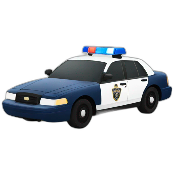 Police car emoji