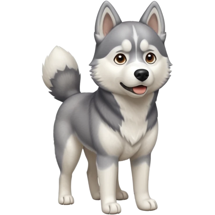 dog full image husky emoji