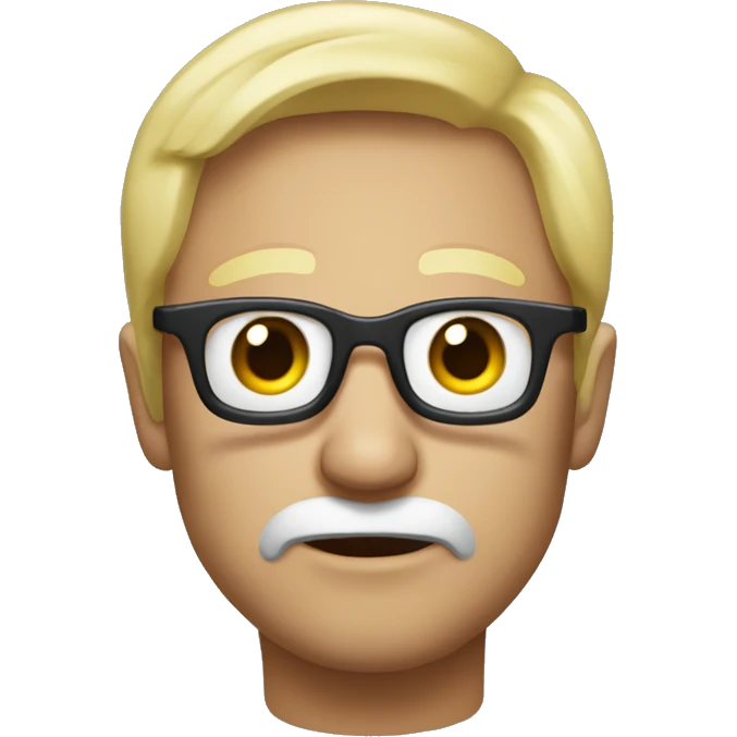 Que sea una cara normal pero como de disgusto algo así emoji