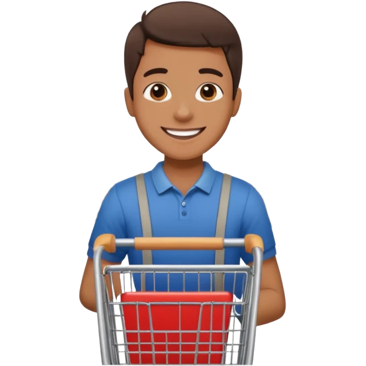 shopping in supermarket emoji