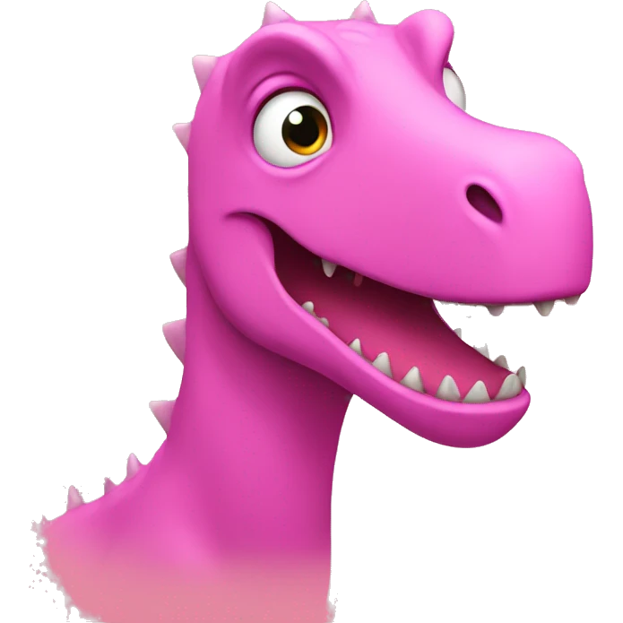 pink dinosaur emoji
