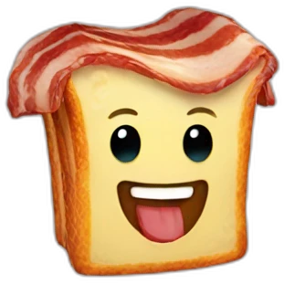 Roblox bacon smiling emoji