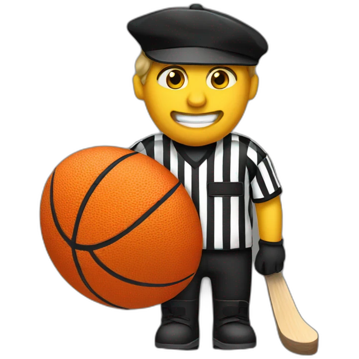 hockey referee emoji