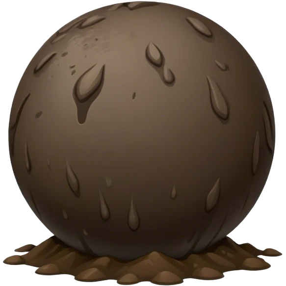 ball of mud emoji