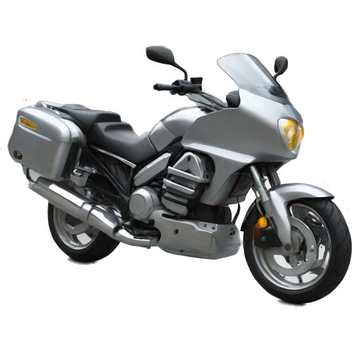 Moto faite en argent  emoji