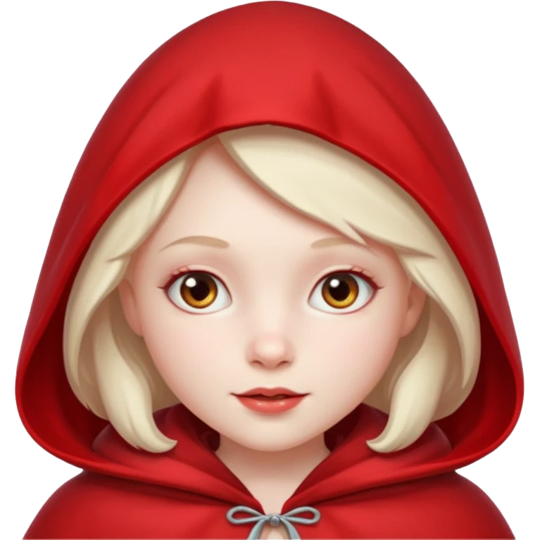 Little red riding hood emoji
