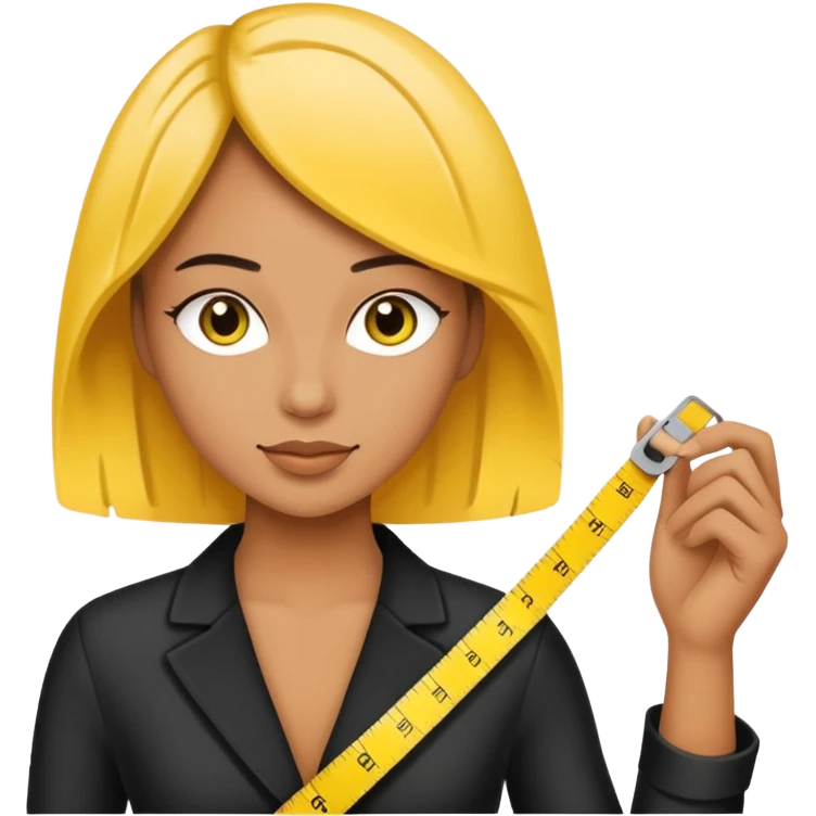 Measurement tape for fashion designer  emoji