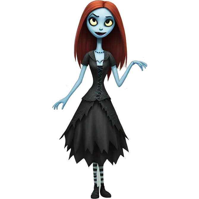 Nightmare before Christmas Sally emoji