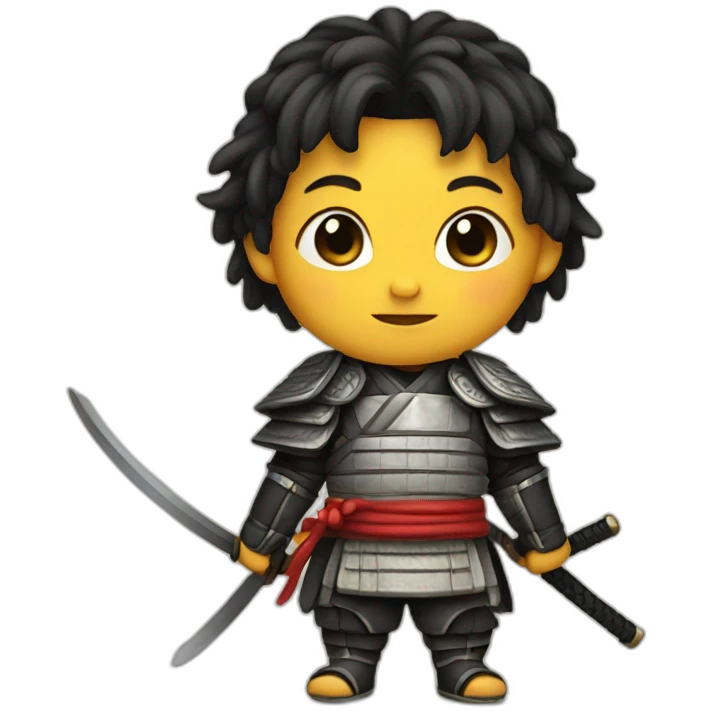 baby samurai emoji