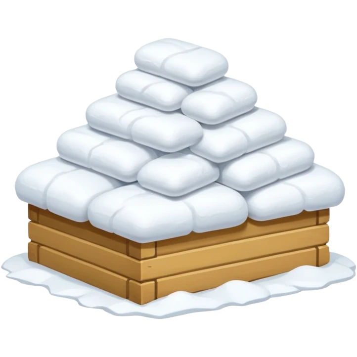  snow accumulated, no balls emoji