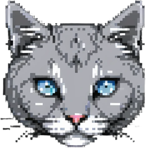 A cute cat face emoji