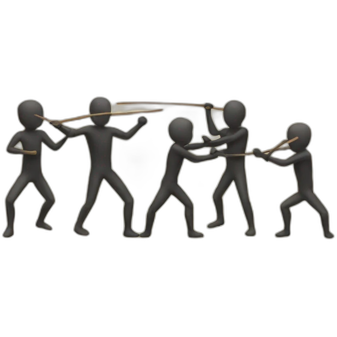Stick fight emoji