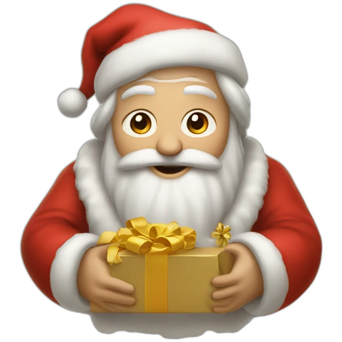 Père Noël riche emoji
