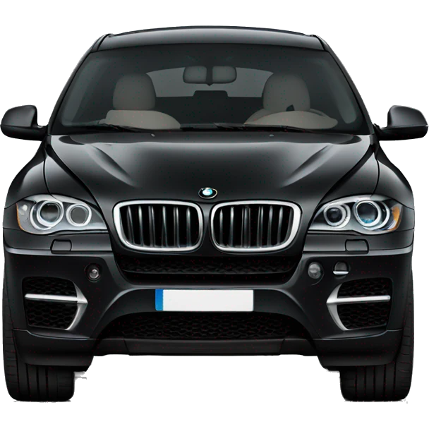 Black BMW X6 emoji
