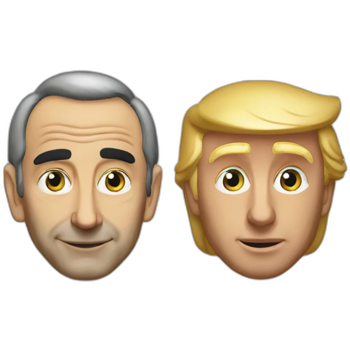 Donald trump and eric zemmour emoji