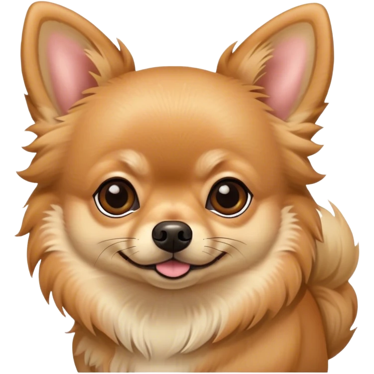 fawn pomeranian mix chihuahua emoji