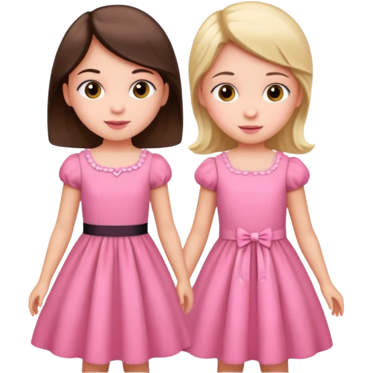 kids in pink dress emoji