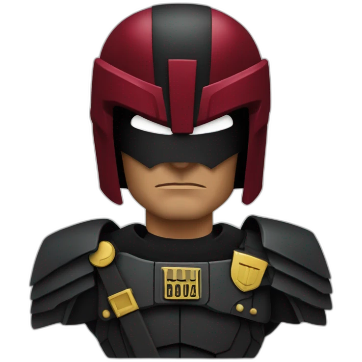 scary burgundy judge dredd emoji