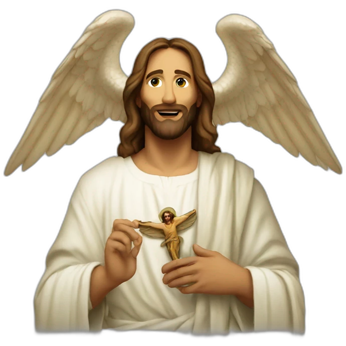 Raptor jesus emoji