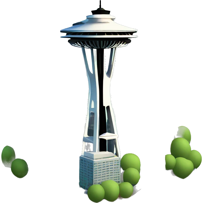 Seattle city landmark iconic 🌁🌇🏙️🌆 emoji