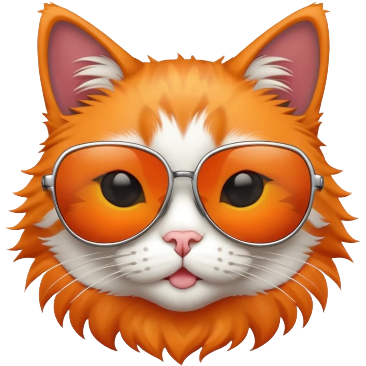 Cat wearing sunglasses emoji