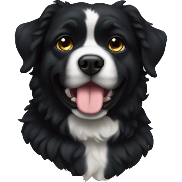 Black fluffy pit all emoji