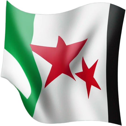 Independent Syria flag emoji