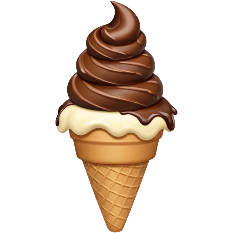 sorvete chocolate emoji