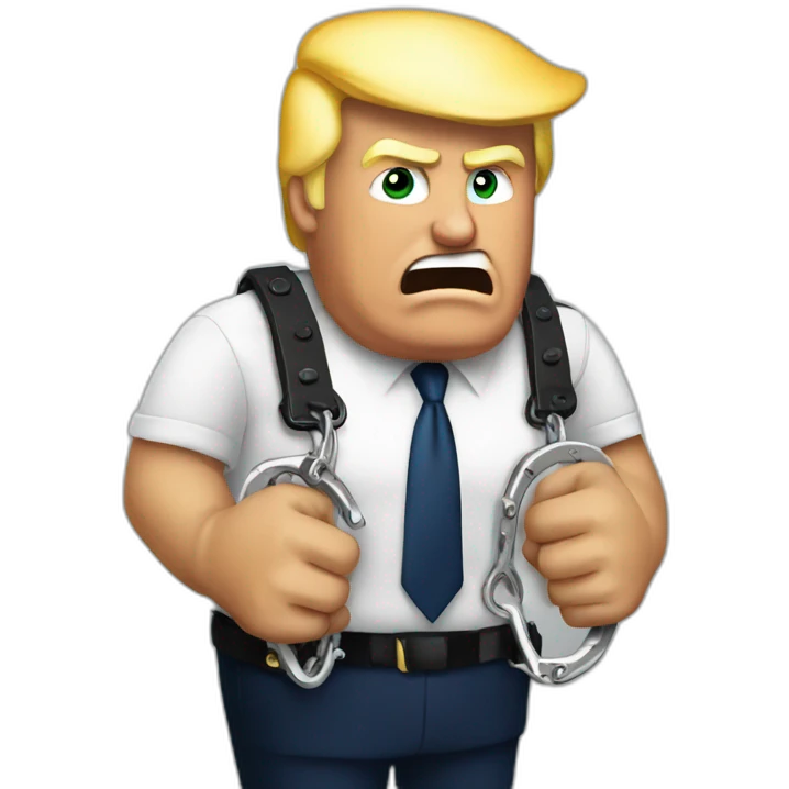trump-in-handcuffs emoji