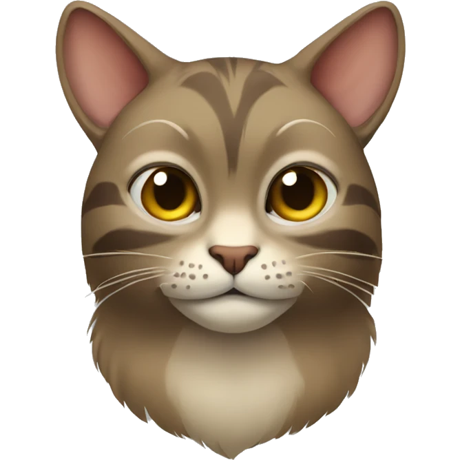 cat crossed with a monkey emoji