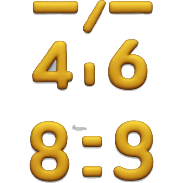 numbers on board emoji