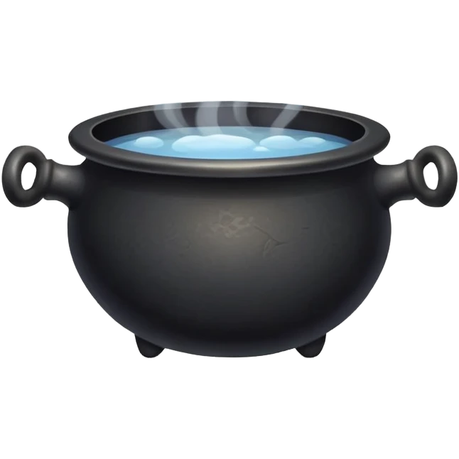 Black cauldron  emoji