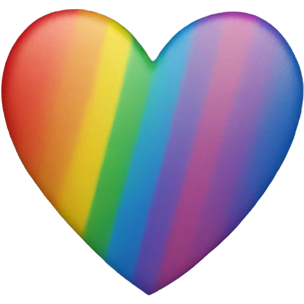 Rainbow heart  emoji