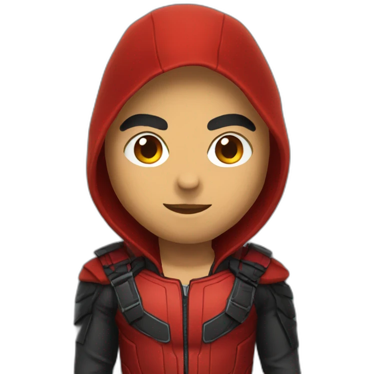 Red hood emoji