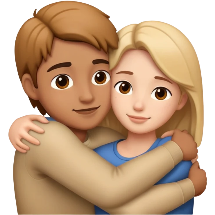 دوست با بغل emoji