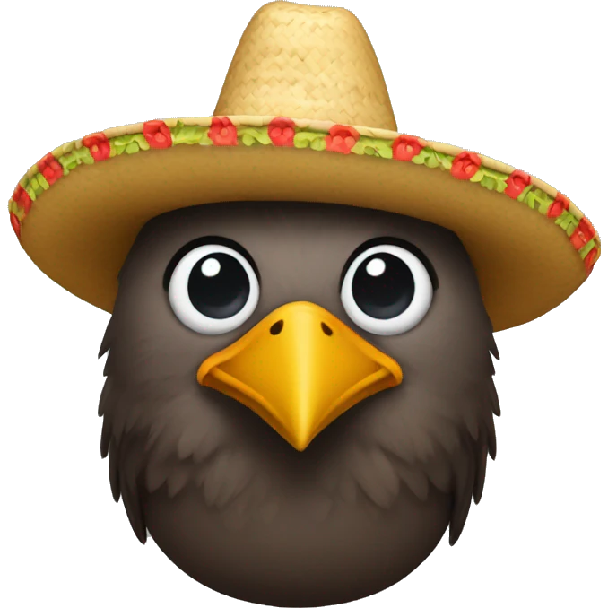 Gallinita con sombrero  emoji