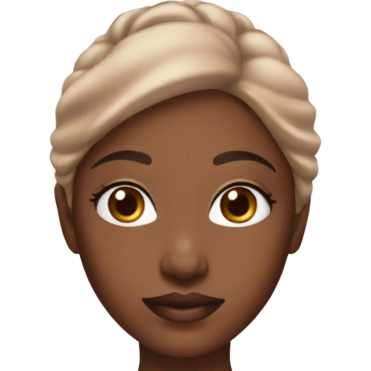 Pink& brown skincare clean girl emoji