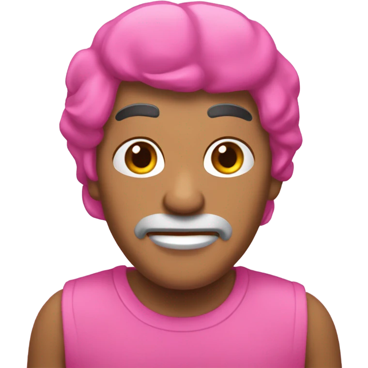 megafono en color rosa  emoji