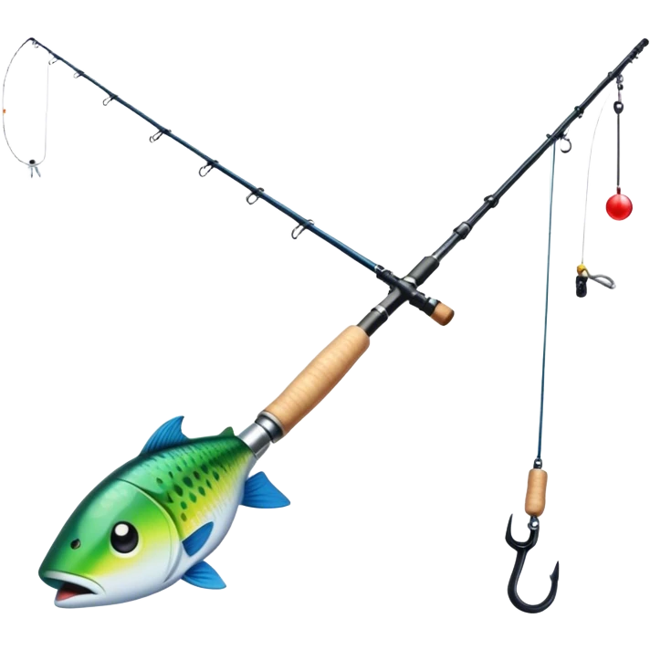 fishing pole without a fish emoji
