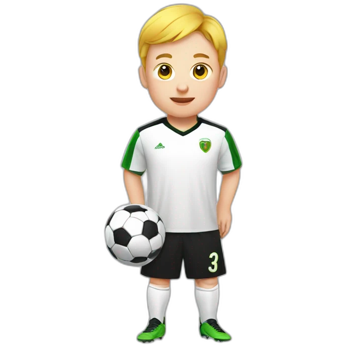Down syndrome soccer emoji