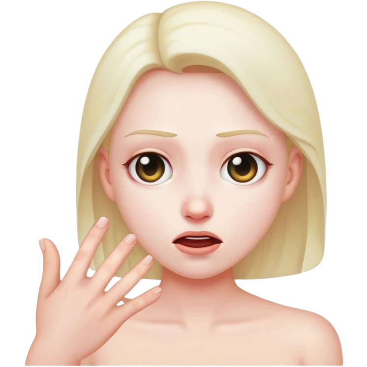 Retching emoji