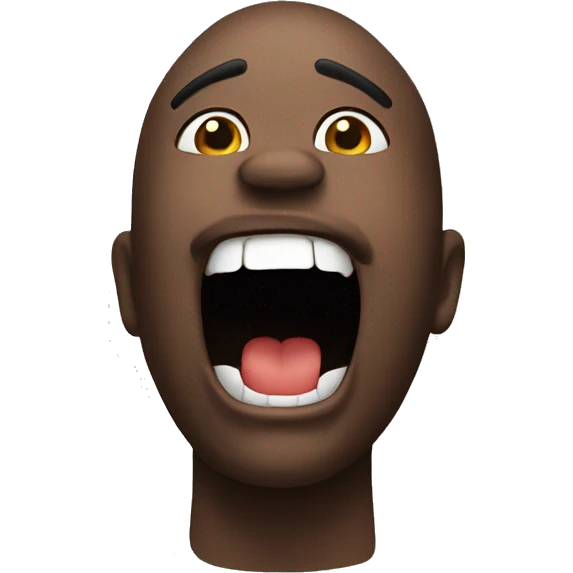 Holding mouth excited emoji emoji